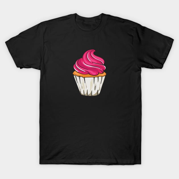 Cute Cupcake Baking T-Shirt by Shirtbubble